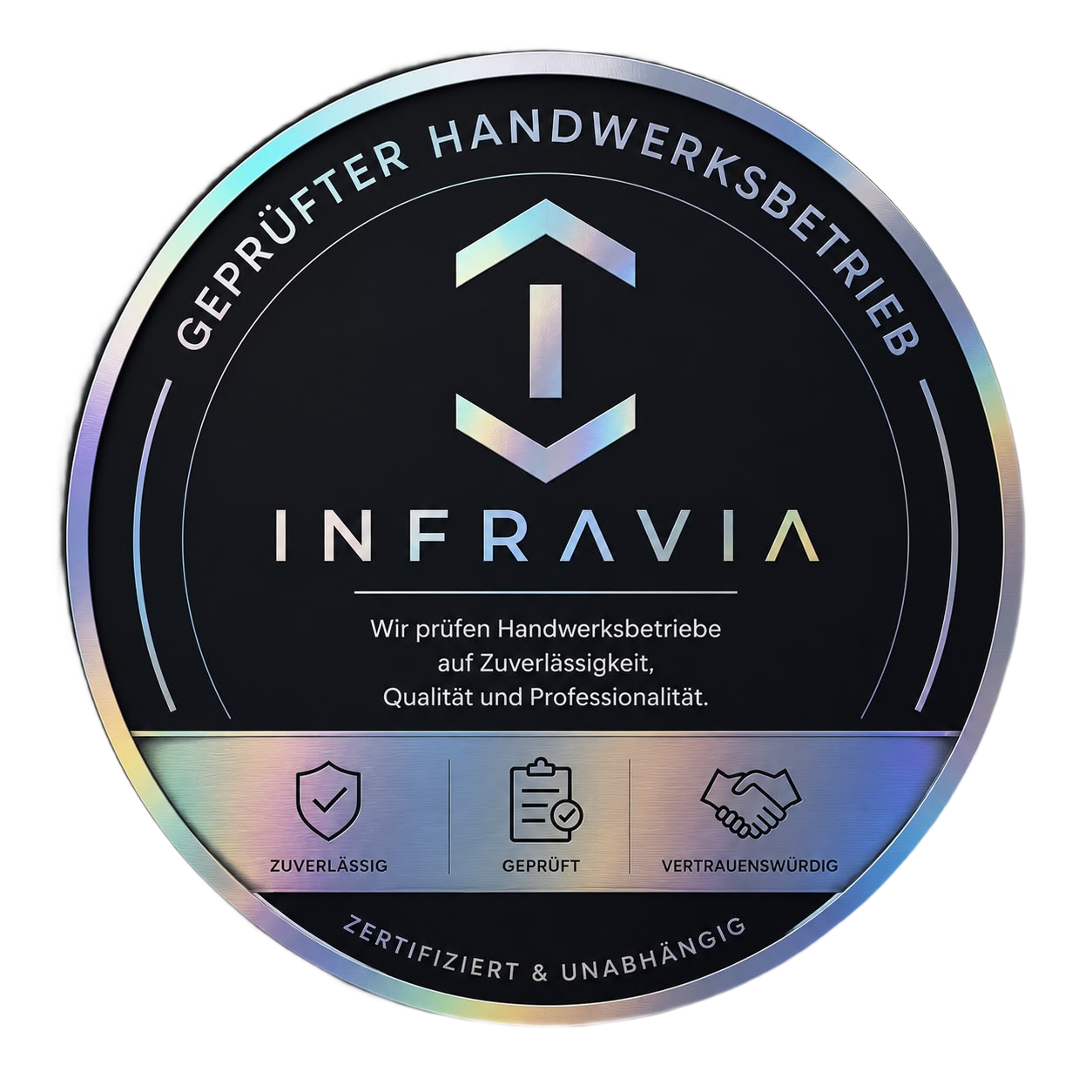 Infravia Qualitätssiegel